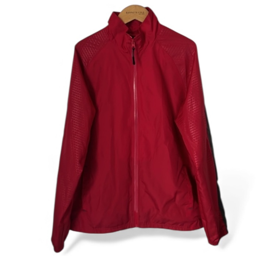 Holloway Red RAIN WINDBREAKER Outdoor Sportwear JACKET Size 10